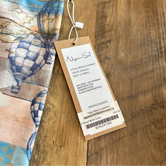 ✨NIYAMA SOL ODELAY BEACHCOMBER HIGH WAIST YOGA CROP LEGGING/PANT NWT XS - Picture 3 of 12